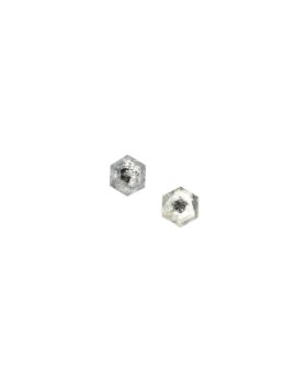 Hexagon Pair - 0.8Ctw - 4.5x4.1,4.7x4.1(MM)