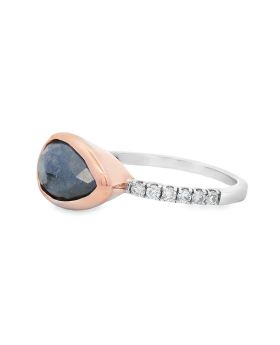 E-W S+P Pear Ring RTT