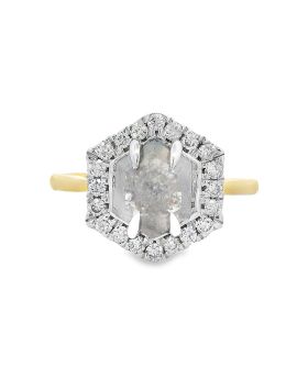 Hexagon S+P Ring Yellow