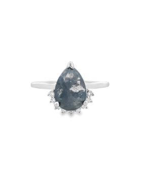 Half Halo Pear S+P Set #2