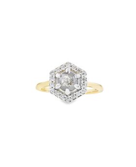 Hex Halo S+P Ring Yellow