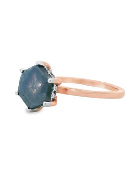 H.H Hexagon S+P Ring Rose