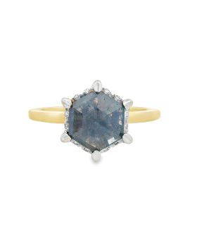 H.H Hexagon S+P Ring Yellow