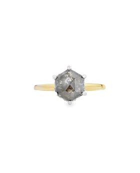 H.H Hexagon S+P Ring Yellow