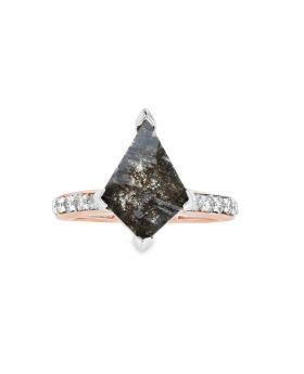 Kite Diamond S+P Ring Rose