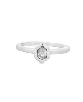 Bezel Hexagon S+P Ring