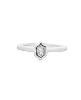 Bezel Hexagon S+P Ring