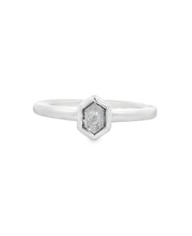 Bezel Hexagon S+P Ring