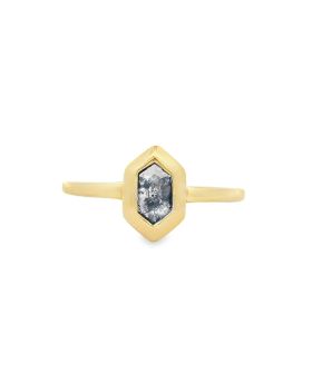 Bezel Long Hex S+P Ring Yellow