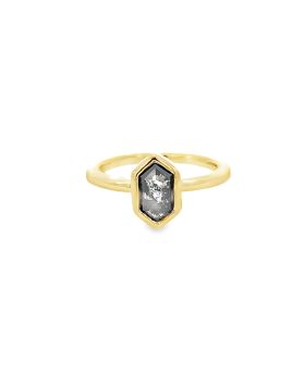 Bezel Long Hex S+P Ring Yellow