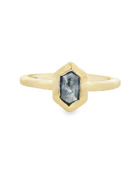 Bezel Long Hex S+P Ring Yellow