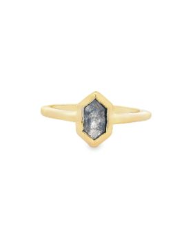 Bezel Long Hex S+P Ring Yellow