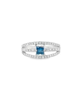 Strand Clover Blue S+P Ring