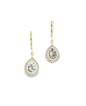 Dangle Pear S+P Earrings Yellow